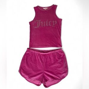 Juicy Couture Sleepwear Tank and Shorts Set